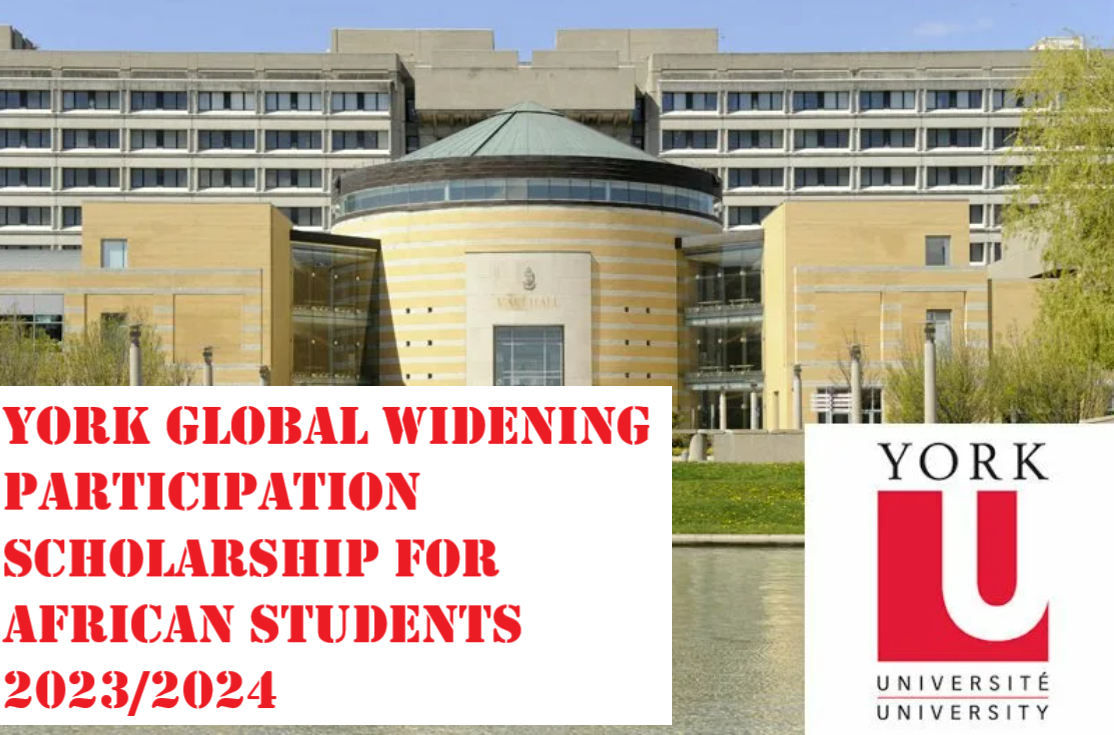 York Global Widening Participation Scholarship for African Students 2023
