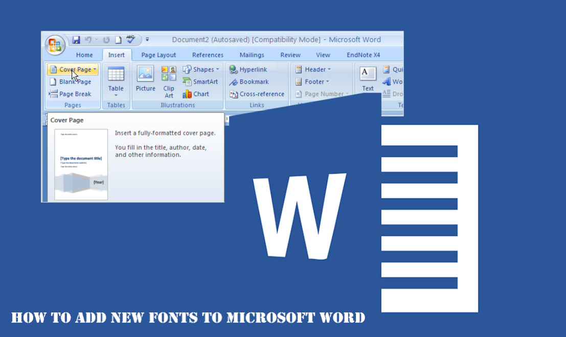 How to Add New Fonts to Microsoft Word